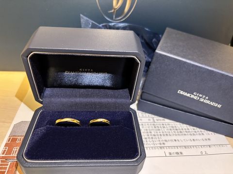 【銀座ダイヤモンドシライシの口コミ】 イエベだったので、シルバーではなく、ゴールド前提で指輪探しをしてまし…