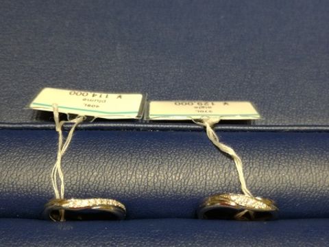 【銀座ダイヤモンドシライシの口コミ】 デザインが一番気に入りました！
流れるようにメレダイヤが入っていること…