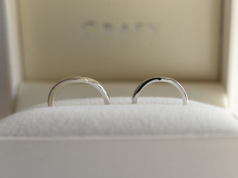 【CRAFY(クラフィ)の口コミ】 二人で作成できるところに惹かれ、こちらに決めました。
正直デザインは夫…