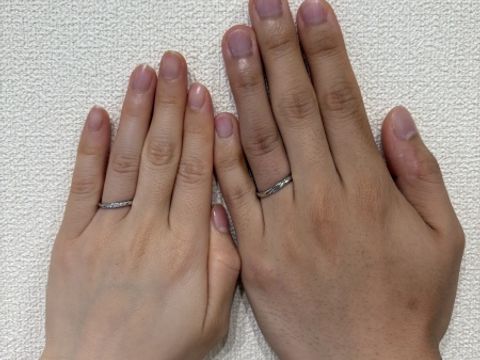 【アイプリモ(I-PRIMO)の口コミ】 パーソナルハンド診断をしてもらい、自分の指に合う、緩やかなウェーブで…