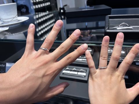 【エクセルコダイヤモンド(EXELCO DIAMOND)の口コミ】 いろいろなお店に行きましたが、エクセルコダイヤモンドさんの指輪が一番…