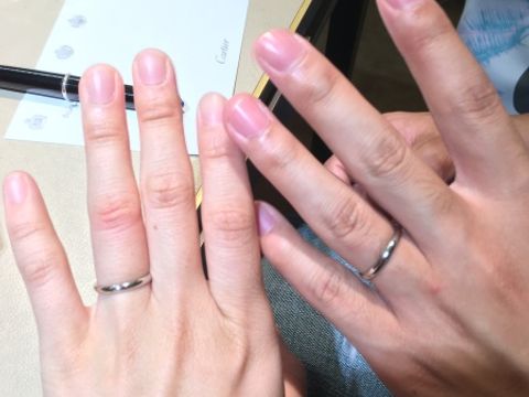 【カルティエ(Cartier)の口コミ】 いつ見に行っても指輪はキラキラしています。光の反射が美しく、どの角度…