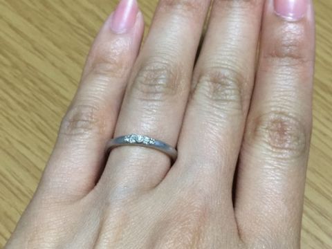 【AbHeri(アベリ)の口コミ】 もともとは結婚指輪としてペアのリングのものでしたが、シンプルで上品な…