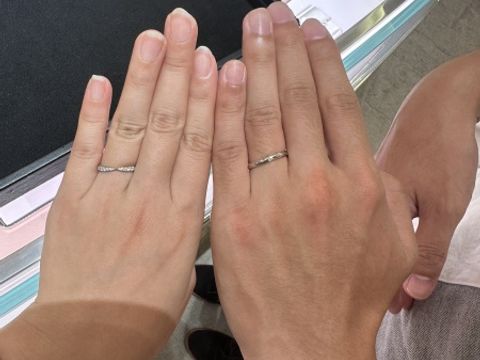 【ティファニー(Tiffany & Co.)の口コミ】 ハーフエタニティの縛りがあるリボン型で色々探したのですが、爪とダイヤ…