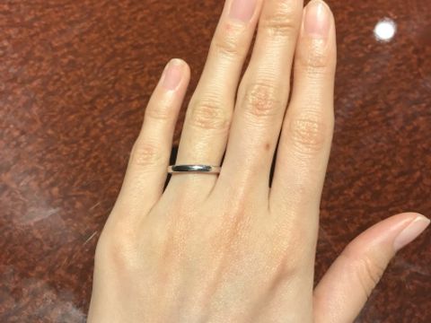 【JEWELRY  KAMATA(ジュエリーかまた)の口コミ】 シンプルなデザインなのでとても気に入りました。私的にはあまり華やかだ…