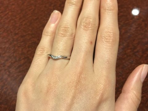 【JEWELRY  KAMATA(ジュエリーかまた)の口コミ】 自分の中ではストレートタイプの丸型のシンプルなデザインがいいなと思っ…