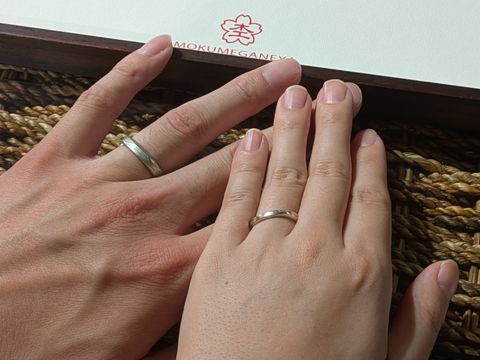【杢目金屋(もくめがねや)の口コミ】 世界に一つだけの柄を作ることができる点が、この指輪のポイント
好きな色…