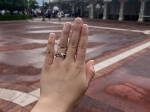 【ケイウノ ブライダル(K.UNO BRIDAL)の口コミ】 せっかくなので婚約指輪を買ったところで買いたいなと思っていました。見…