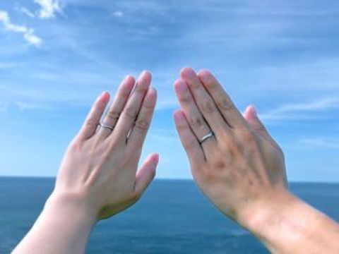 【アイプリモ(I-PRIMO)の口コミ】 結婚指輪は「フレーム」の形で選ぶ。フレームの種類はいくつかあるが、私…