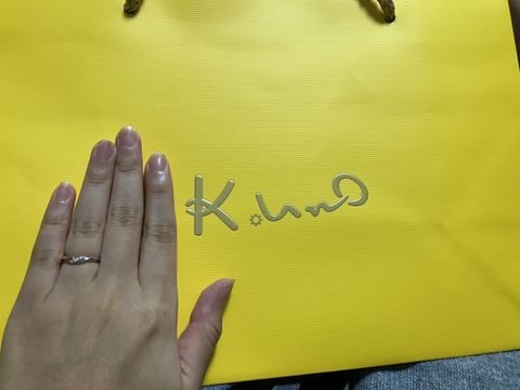 【ケイウノ ブライダル(K.UNO BRIDAL)の口コミ】 プラチナだけでなく、ピンクゴールドの2種類で構成されていてとても自分ら…