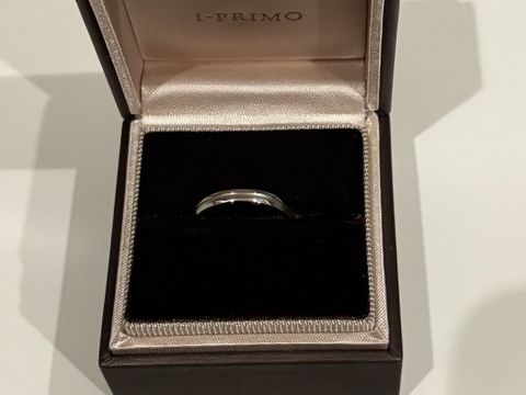 【アイプリモ(I-PRIMO)の口コミ】 指輪はつや消し加工をお願いしました。シンプルでありながら、マカロンよ…