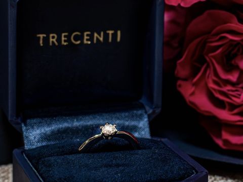 【TRECENTI(トレセンテ)の口コミ】 もともと指輪を探すときから、デザインはシンプルかつウェーブ一択でした…