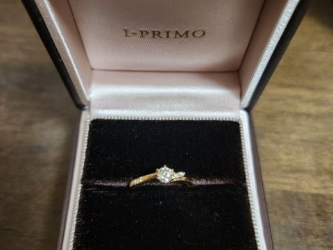 【アイプリモ(I-PRIMO)の口コミ】 プラチナが一般的ですが、ゴールドが好きなので変更しました。ピンクゴー…