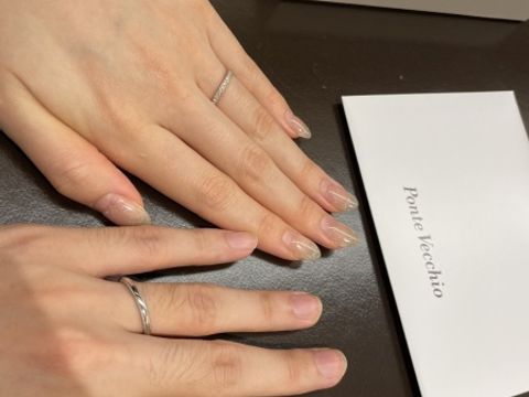 【Ponte Vecchio(ポンテヴェキオ)の口コミ】 定番のデザインもありつつ、他のブランドとは少し違った繊細なデザインが…