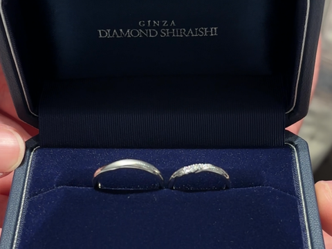 【銀座ダイヤモンドシライシの口コミ】 普段からつけるものだからこそあまり派手すぎず、でもシンプルすぎないも…