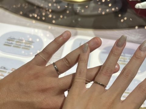 【カルティエ(Cartier)の口コミ】 ダムールのネックレスを着用していることもあり、リングもお揃いというこ…