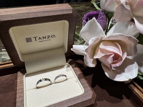 【TANZO.(鍛造指輪)の口コミ】 ペア感を出したくてフルオーダーのオリジナルデザインにしました。
鍛造の…