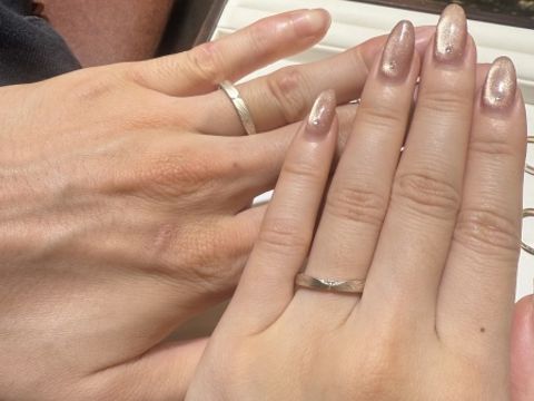 【杢目金屋(もくめがねや)の口コミ】 正面から見ると桜の形になっており、他にはないデザインでとても可愛かっ…