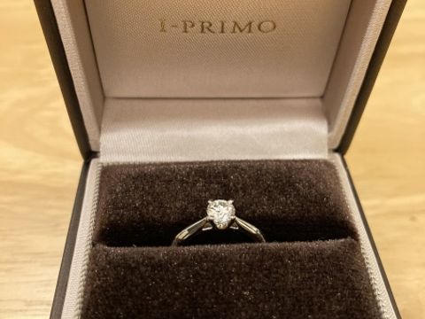 【アイプリモ(I-PRIMO)の口コミ】 ダイヤの大きさにこだわりたかったためこちらのブランドにした。他店の外…