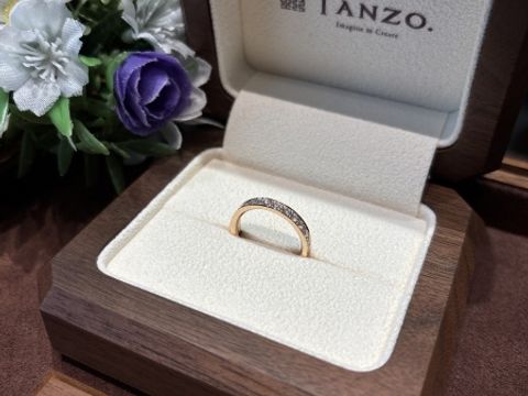 【TANZO.(鍛造指輪)の口コミ】 再婚で40代のため、これから50代60代をむかえても使えるようなデザインに…