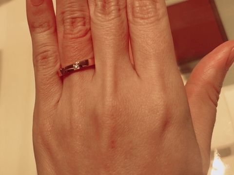 【ブルガリ(BVLGARI)の口コミ】 普段使いできるような、シンプルかつ手の形に合っている指輪がいいと思い…