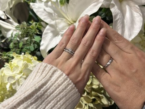 【TANZO.(鍛造指輪)の口コミ】 セミオーダー形式なので、お互い好きなデザインをつけたかった私たちには…