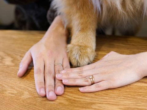 【Cayof(カヨフ)の口コミ】 婚約指輪で頂いたブランドがとても素敵だったので、結婚指輪も同じのが良…