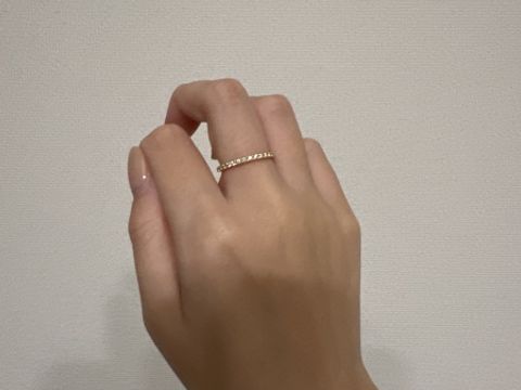 【ヴァンドーム青山(VENDOME AOYAMA)の口コミ】 ノーマルの婚約指輪は高すぎるし、あまりつける機会がないと思ったので普…