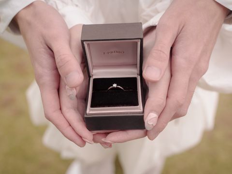 【アイプリモ(I-PRIMO)の口コミ】 ダイアが目立つとてもシンプルな指輪なので色々なシーンや服装にも合うと…