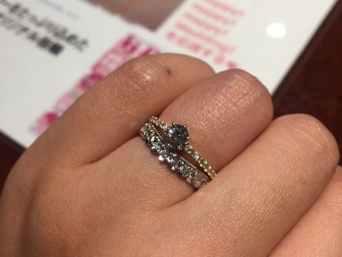 【JEWELRY  KAMATA(ジュエリーかまた)の口コミ】 いろんなブランドの指輪を見て回っていましたが、これと言った決め手がな…