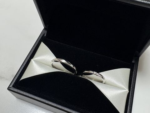 【エクセルコダイヤモンド(EXELCO DIAMOND)の口コミ】 同じブランドで婚約指輪を購入していたので、私のリングはそちらとセット…
