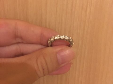 【ティファニー(Tiffany & Co.)の口コミ】 年齢も若くないので、シンプルな結婚指輪より華やかなものを選びました。…