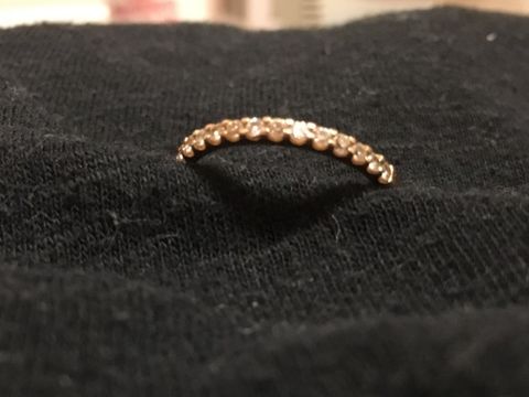 【AFRICA DIAMONDS(アフリカダイヤモンド)の口コミ】 普段から、ずっとつけていたいと思い、ダイヤの部分が出っ張ってないエタ…