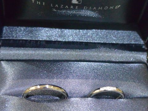 【ラザール ダイヤモンド(LAZARE DIAMOND)の口コミ】 初めはダイヤモンドが入っていないデザインにしようと思っていたけど、お…