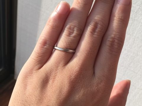 【銀座ダイヤモンドシライシの口コミ】 決め手は、薄さ、つけ心地、シンプルさでいくつかのお店に回りこれだけが…