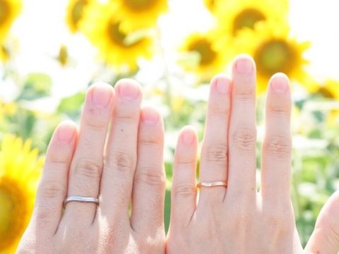 【カルティエ(Cartier)の口コミ】 婚約指輪とおそろいのバレリーナにしました。結婚指輪はシンプルなもので…