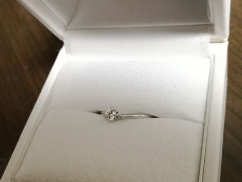 【BROOCH(ブローチ)の口コミ】 デザインは粗方決めてから行ったらにも関わらず、実物を見たらやっぱりこ…