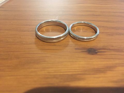 【【閉業】フラー・ジャコー(FURRER-JACOT)の口コミ】 シンプルでかつ、半分にマット加工を施してもらうことが出来たので普通の…