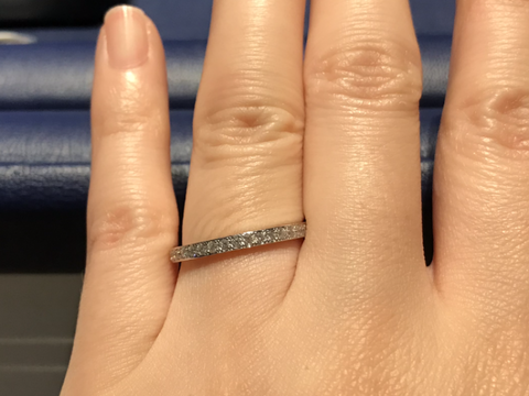 【銀座ダイヤモンドシライシの口コミ】 数店舗回った中で一番綺麗でキラキラしていて輝いていました！
店舗内で、…