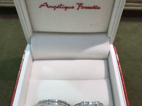 【アンジェリックフォセッテ(Angelique Fossette)の口コミ】 結婚指輪はシンプルなものが良いような気もしたのですが、毎日着けるので…