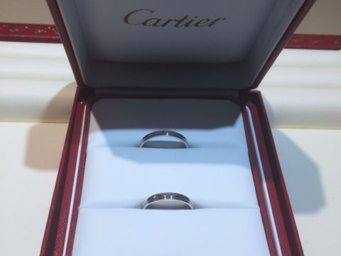 【カルティエ(Cartier)の口コミ】 普段ハイブランドのものを身に着けていないので、結婚指輪くらいは友達に…