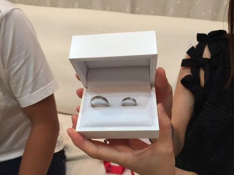 【ギンザタナカブライダル(GINZA TANAKA BRIDAL)の口コミ】 主人の指が太目で、華奢なデザインが似合わなかった。同じお店で、違うデ…