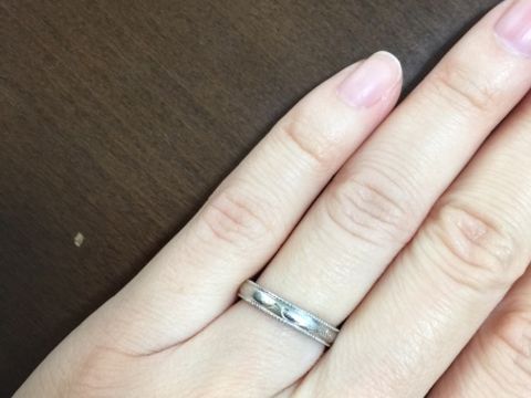 【ケイウノ ブライダル(K.UNO BRIDAL)の口コミ】 友人から簡単に結婚指輪をオーダーメイドできるおすすめのお店があると紹…