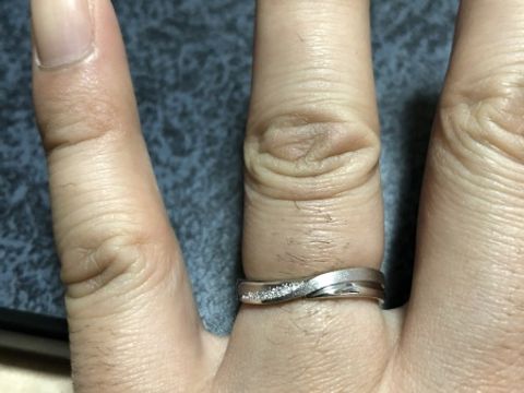 【JEWELRY  KAMATA(ジュエリーかまた)の口コミ】 元から欲しかったデザインで似たように作ってもらったので最高の仕上がり…