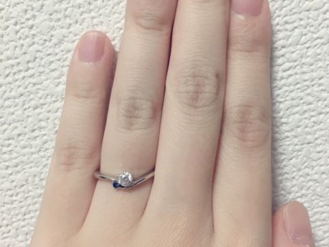 【JEWELRY  KAMATA(ジュエリーかまた)の口コミ】 仕事中もつけていたかったため、普段の作業がしやすいように小さめ・金属…