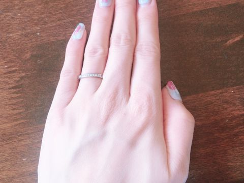 【ティファニー(Tiffany & Co.)の口コミ】 少し値段ははりますが、やはり一生物だと思い奮発してティファニーにする…