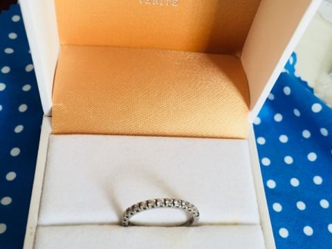 【VERITE(ベリテ)の口コミ】 ブランドにこだわりはなかったのですが、婚約指輪はエタニティリングが良…