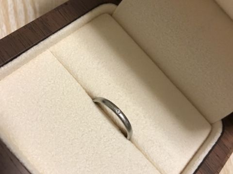 【Ponte Vecchio(ポンテヴェキオ)の口コミ】 毎日つけるので、あまり石が付いてないシンプルなものにしました。男の人…