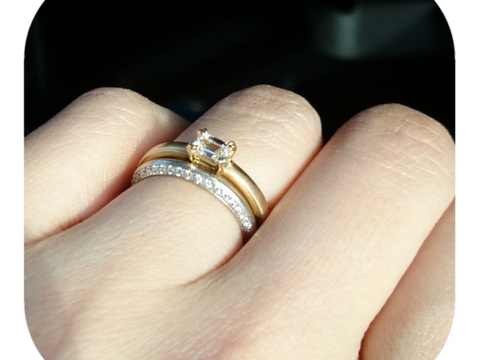 【ORECCHIO(オレッキオ)の口コミ】 ずっとずっと憧れだった一粒ダイヤの指輪。結婚５周年を迎えるにあたり、…