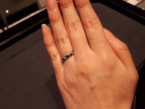 【ヴァン クリーフ＆アーペル(Van Cleef & Arpels)の口コミ】 さすがヴァンクリーフです。とても美しい指輪でした。プリンセスカットの…